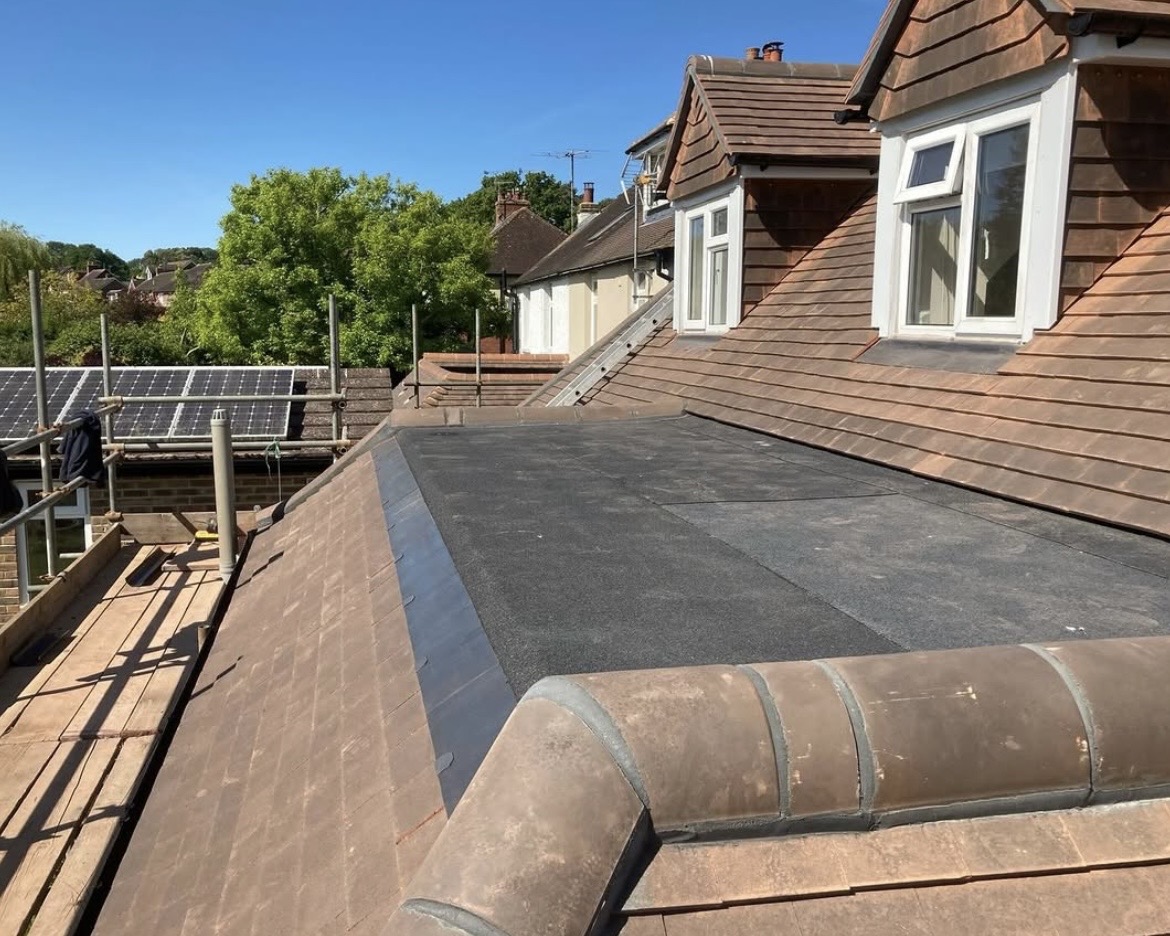 Strip & re-tile using Imerys Clay Plain in Newdigate — Countywide Roofing
